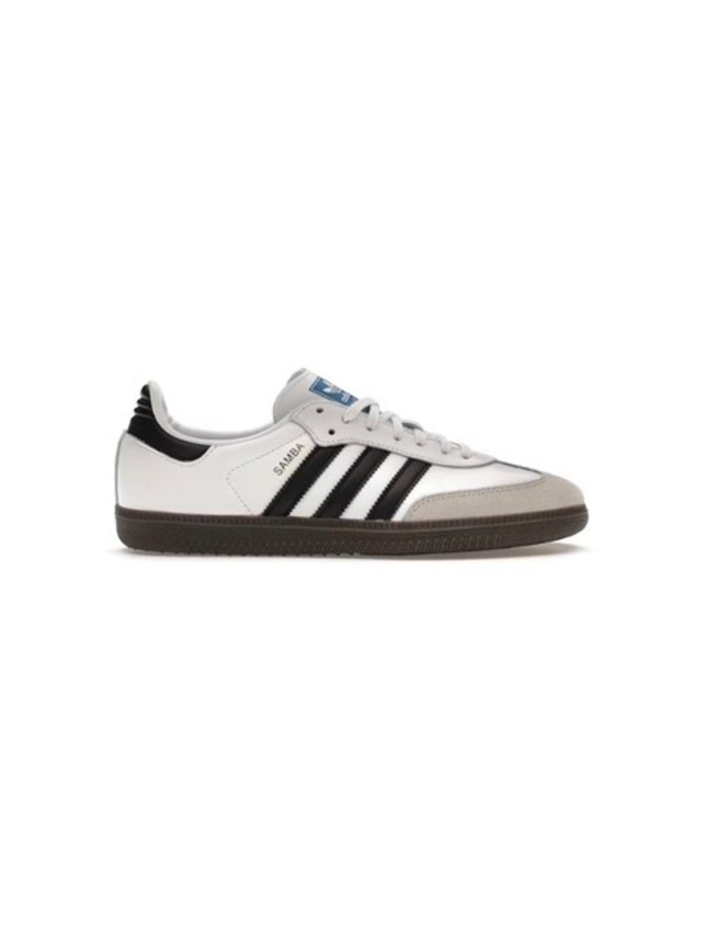 Size 5 adidas Samba OG Cloud White Core Black (GS)